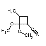 CAS 登录号：344747-08-6， 2,2-二甲氧基-3-甲基环丁烷甲腈