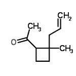 CAS 登录号：344747-11-1， 1-(2-烯丙基-2-甲基环丁基)乙酮