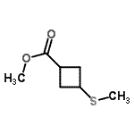 CAS 登录号：344750-31-8， 甲基3-(甲硫基)环丁烷羧酸酯