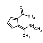 CAS#: 344752-28-9, 1-{(5Z)-5-[1-(Methylamino)Ethylidene]-1,3-Cyclopentadien-1-Yl}Ethanone