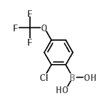 CAS 登录号：345226-20-2， [2-氯-4-(三氟甲氧基)苯基]硼酸
