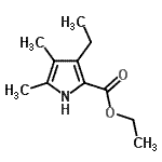 CAS#: 34549-93-4, Ethyl 3-Ethyl-4,5-Dimethyl-1H-Pyrrole-2-Carboxylate