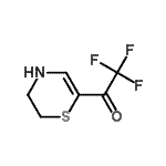 CAS#: 345900-58-5, 1-(3,4-Dihydro-2H-1,4-Thiazin-6-Yl)-2,2,2-Trifluoroethanone