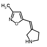 CAS#: 345911-06-0, 3-Methyl-5-[(Z)-3-Pyrrolidinylidenemethyl]-1,2-Oxazole