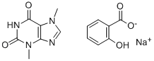 CAS 登录号：34607-00-6， 可可碱水杨酸酯二钠盐单水合物