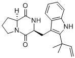 CAS#: 34610-68-9, (3S,8aS)-3-[[2-(2-Methylbut-3-En-2-Yl)-1H-Indol-3-Yl]Methyl]-2,3,6,7,8,8a-Hexahydropyrrolo[2,1-f]Pyrazine-1,4-Dione
