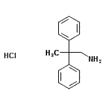 CAS 登录号：34611-07-9， 2,2-二苯基-1-丙胺盐酸盐(1:1)