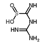 CAS 登录号：34619-81-3， 亚氨基甲酰胺基(亚氨基)甲烷亚磺酸