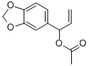 CAS 登录号：34627-78-6， 1-(1,3-苯并二氧戊环-5-基)丙-2-烯基乙酸酯