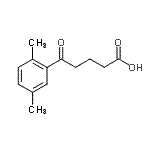 CAS 登录号：34670-08-1， 5-(2,5-二甲基苯基)-5-氧代戊酸