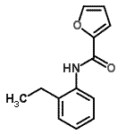 CAS 登录号：346722-96-1， N-(2-乙基苯基)-2-糠酰胺