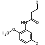 CAS 登录号：346726-62-3， 3-氯-N-(5-氯-2-甲氧基苯基)丙酰胺