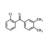 CAS 登录号：34701-99-0， (2-氯苯基)(3,4-二甲基苯基)甲酮