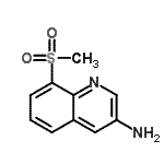 CAS#: 347146-20-7, 8-(Methylsulfonyl)-3-Quinolinamine