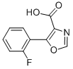 CAS 登录号：347187-18-2， 5-(2-氟苯基)-1,3-恶唑-4-羧酸