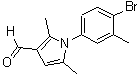 CAS#: 347331-84-4, 1-(4-Bromo-3-Methylphenyl)-2,5-Dimethyl-1H-Pyrrole-3-Carbaldehyde