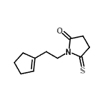 CAS#: 347380-61-4, 1-[2-(1-Cyclopenten-1-Yl)Ethyl]-5-Thioxo-2-Pyrrolidinone