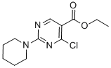 CAS 登录号：34750-24-8， 4-氯-2-(哌啶-1-基)嘧啶-5-羧酸乙酯