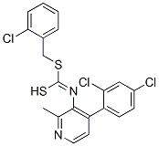 CAS 登录号：34763-31-0， [1-(2-氯苯基)-1-(2,4-二氯苯基)乙基](吡啶-3-基氨基)二硫代甲酸酯