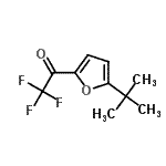 CAS 登录号：34773-53-0， 2,2,2-三氟-1-[5-(2-甲基-2-丙基)-2-呋喃基]乙酮