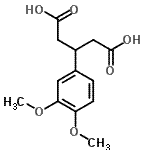 CAS#: 34811-27-3, 3-(3,4-Dimethoxyphenyl)Pentanedioic Acid