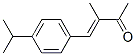 CAS 登录号：3488-53-7， (Z)-3-甲基-4-(4-丙-2-基苯基)丁-3-烯-2-酮