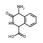 CAS 登录号：349101-81-1， 4-氨基-3-氧代-1,2,3,4-四氢-1-异喹啉羧酸