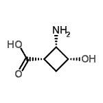 CAS 登录号：349102-18-7， (1S,2S,3R)-2-氨基-3-羟基环丁烷羧酸
