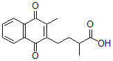 CAS#: 34927-45-2, 2-Methyl-4-(3-Methyl-1,4-Dioxonaphthalen-2-Yl)Butanoic Acid