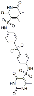 CAS#: 34941-71-4, 4-Methyl-N-[4-[4-[(4-Methyl-2,6-Dioxo-3H-Pyrimidin-5-Yl)Sulfonylamino]Phenyl]Sulfonylphenyl]-2,6-Dioxo-3H-Pyrimidine-5-Sulfonamide