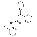 CAS 登录号：349439-57-2， N-(2-溴苯基)-3,3-二苯基丙酰胺