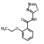 CAS 登录号：349443-13-6， 2-乙氧基-N-(1,3,4-噻二唑-2-基)苯甲酰胺