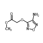 CAS 登录号：349653-10-7， 甲基[(4-氨基-1,2,5-恶二唑-3-基)氧基]乙酸酯