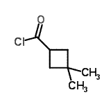 CAS#: 34970-21-3, 3,3-Dimethylcyclobutanecarbonyl Chloride