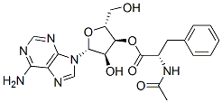 CAS 登录号：34996-32-2， [(2R,3S,4R,5R)-5-(6-氨基嘌呤-9-基)-3,4-二羟基四氢呋喃-2-基]甲基(2S)-2-乙酰氨基-3-苯丙酸酯