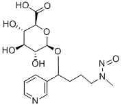 CAS 登录号：350508-29-1， 4-(甲基亚硝基氨基)-1-(3-吡啶基)-1-丁醇-N-beta-D-葡糖苷酸
