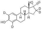CAS#: 350820-06-3, 17alpha-Ethynylestradiol-2,4,16,16-D4
