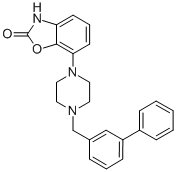 CAS#: 350992-10-8, 7-[4-[(3-Phenylphenyl)Methyl]Piperazin-1-Yl]-3H-Benzooxazol-2-One