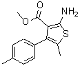 CAS 登录号：350997-34-1， 2-氨基-5-甲基-4-(4-甲基苯基)-3-噻吩羧酸甲酯