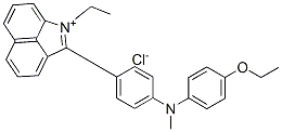 CAS 登录号：35114-09-1， 2-(4-((4-乙氧基苯基)甲基氨基)苯基)-1-乙基苯并(cd)吲哚鎓氯化物