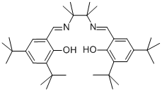 CAS 登录号：351498-10-7， N,N'-二(3,5-二-叔丁基亚水杨基)-1,1,2,2-四甲基乙二胺
