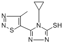 CAS#: 352018-98-5, 4-Cyclopropyl-5-(4-Methyl-1,2,3-Thiadiazol-5-Yl)-4H-1,2,4-Triazole-3-Thiol