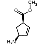 CAS 登录号：352226-74-5， 甲基(1R,4S)-4-氨基-2-环戊烯-1-羧酸酯