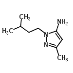 CAS#: 3524-38-7, 3-Methyl-1-(3-Methylbutyl)-1H-Pyrazol-5-Amine