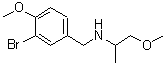 CAS 登录号：352436-21-6， N-(3-溴-4-甲氧基苄基)-1-甲氧基-2-丙胺