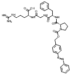 CAS 登录号：35253-75-9， 1-({[4-(苯基偶氮)苄基]氧基}羰基)-L-脯氨酰-L-苯丙氨酰甘氨酰-D-精氨酸