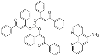 CAS 登录号：352546-68-0， 三(二苯甲酰甲烷) 单(5-氨基-1,10-菲咯啉)铕(III)