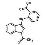 CAS#: 352548-58-4, 2-[(1-Acetyl-1H-Indol-3-Yl)Amino]Benzoic Acid