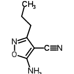 CAS 登录号：35261-02-0， 5-氨基-3-丙基-1,2-恶唑-4-甲腈