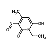 CAS 登录号：35268-36-1， 1-乙基-6-羟基-4-甲基-3-亚硝基-2(1H)-吡啶酮